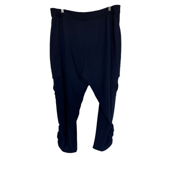 Parker Simone Cropped Ruched Cargo Pants in Aquarius, 16 - Picture 3 of 8